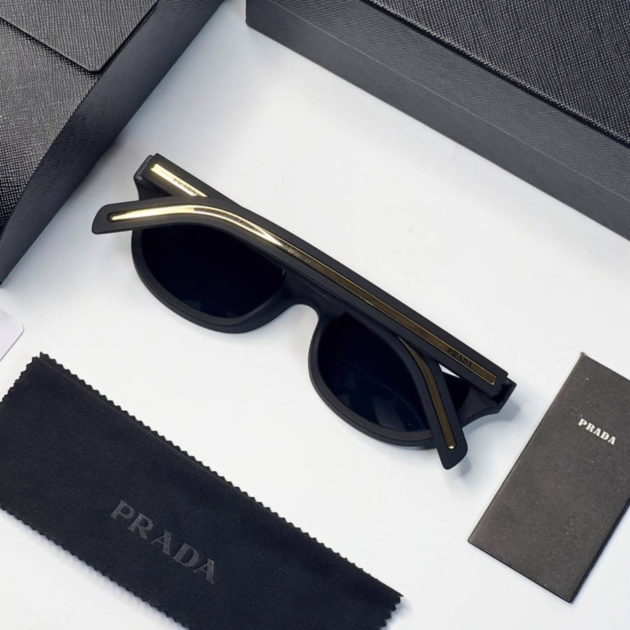 Prada 095 matt black gold