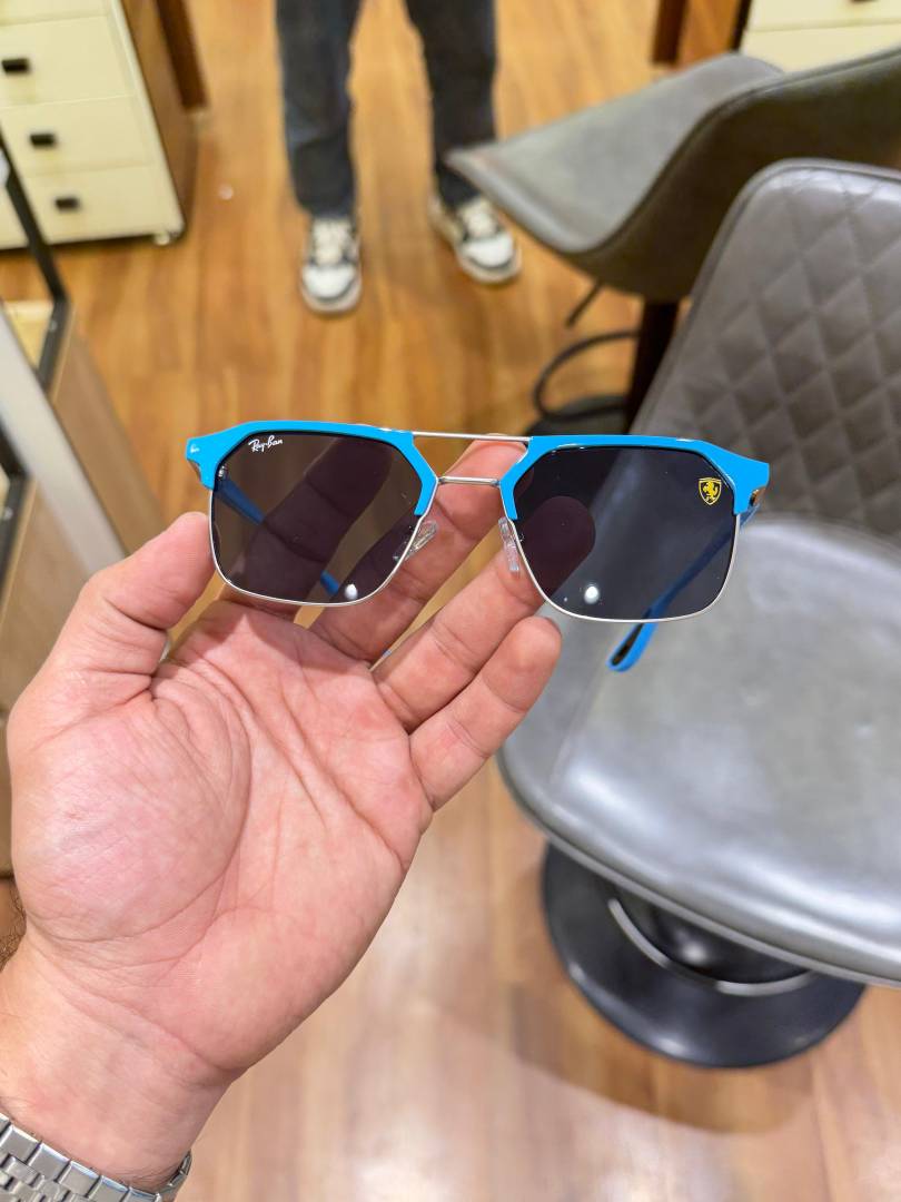 Ray-Ban 04 silver blue black