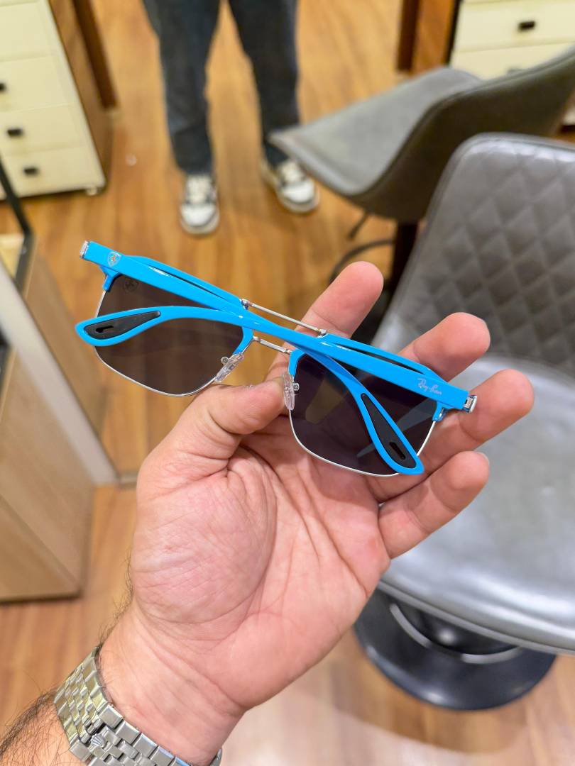 Ray-Ban 04 silver blue black