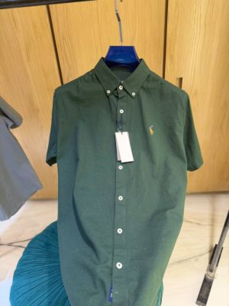 RL POLO STORE ARTICLE IMPORTED leelan fabric SHIRT