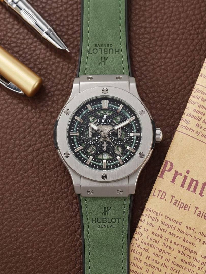 Hublot Big Bang Chronograph Silver Green