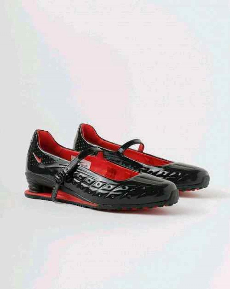 LABELHOOD x Nikkee Shox Z Calistra Black University Red