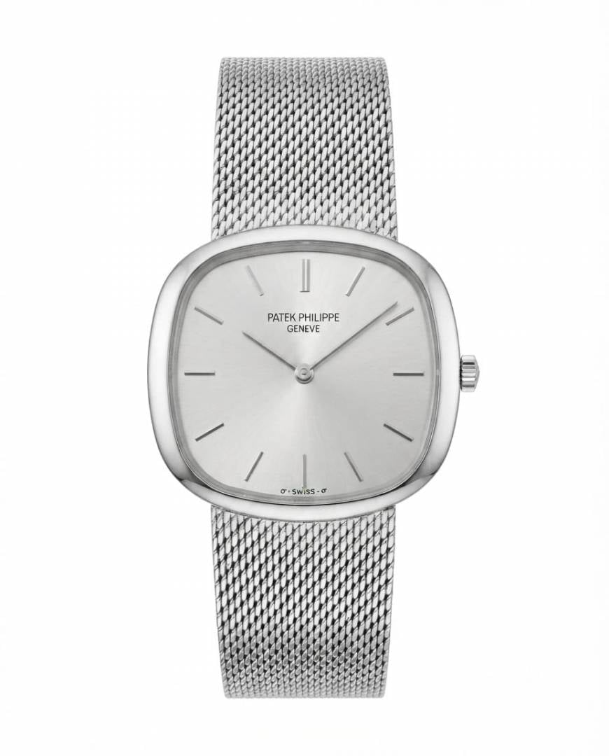Patek philipe Ellipse Timepiece Silver White Dial