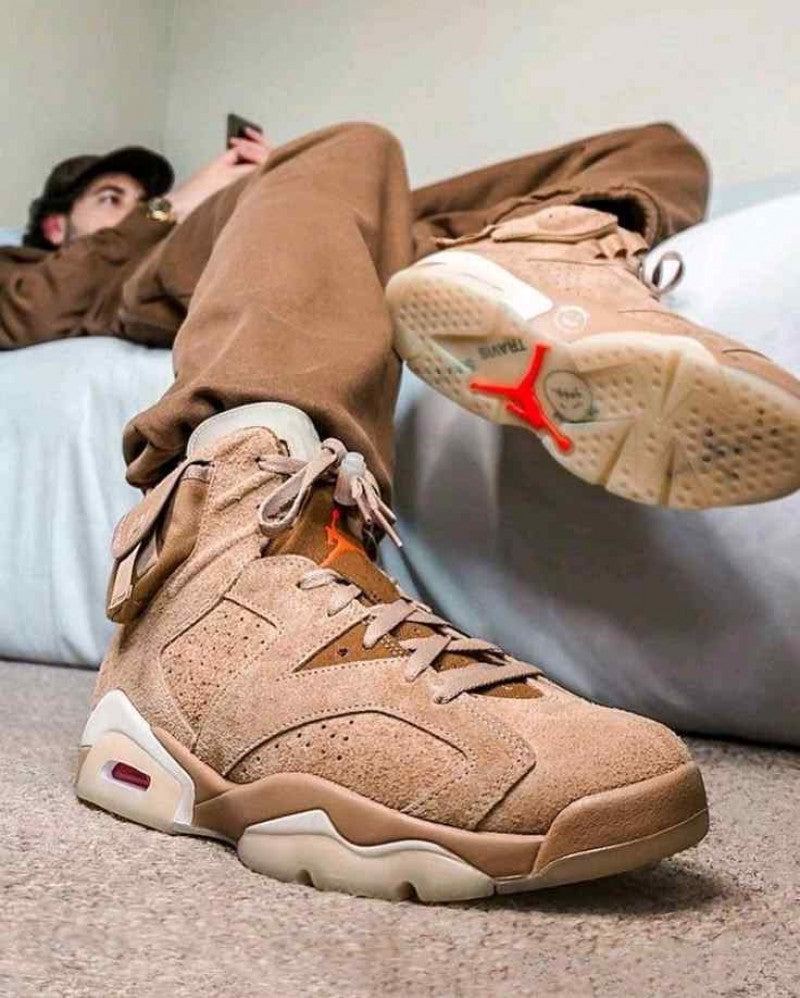 Travis Scott x Air Jordan 6 AJ6 - British Khaki