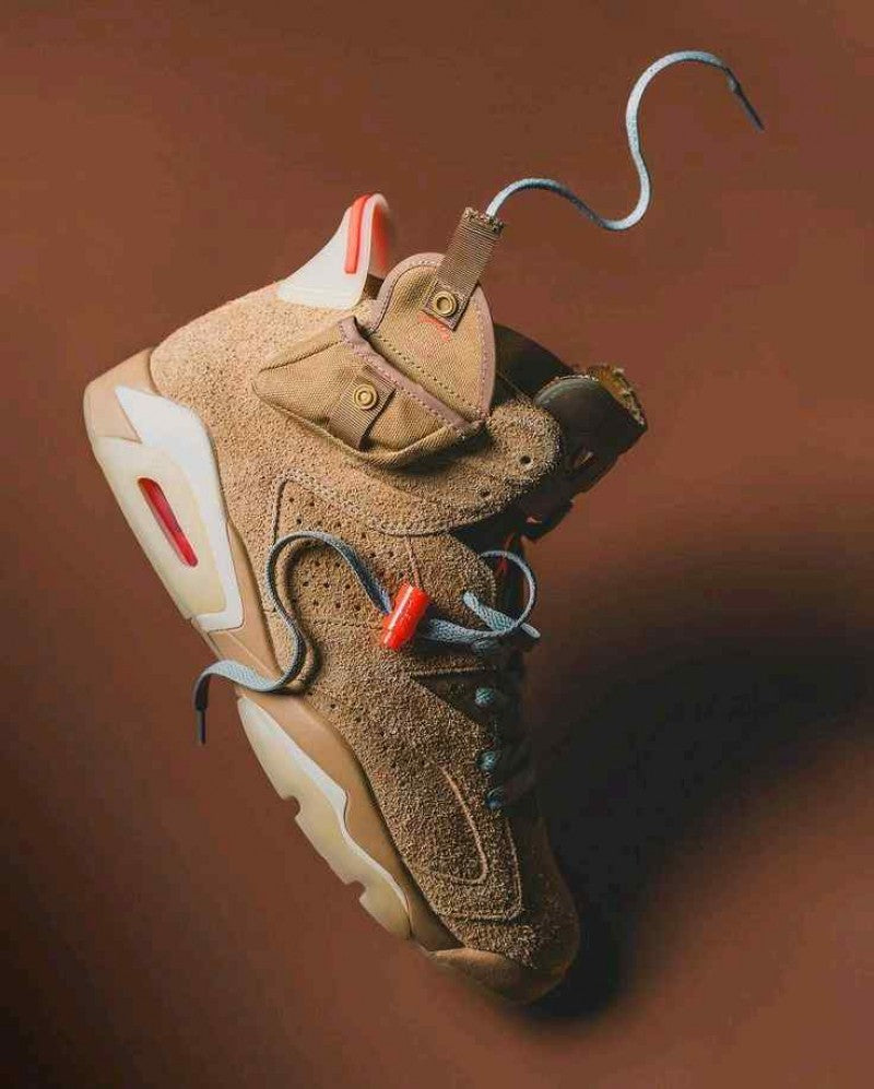 Travis Scott x Air Jordan 6 AJ6 - British Khaki