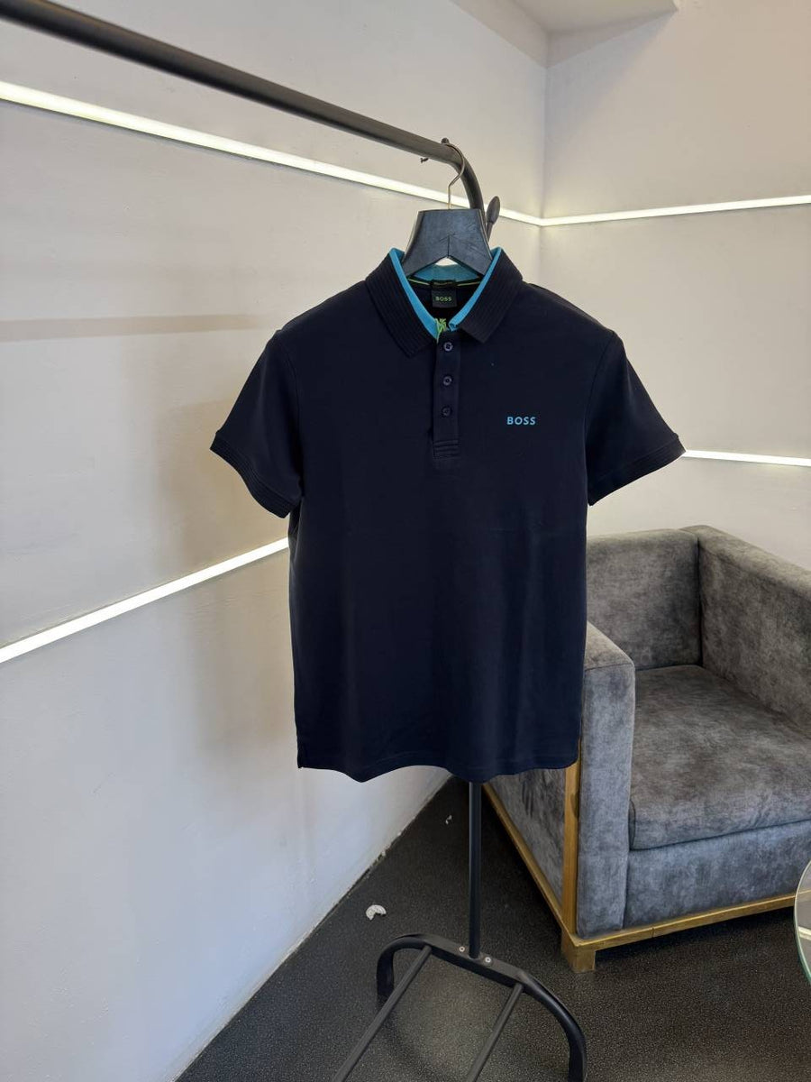 Hugo bos imported polo tshirt navy blue salw
