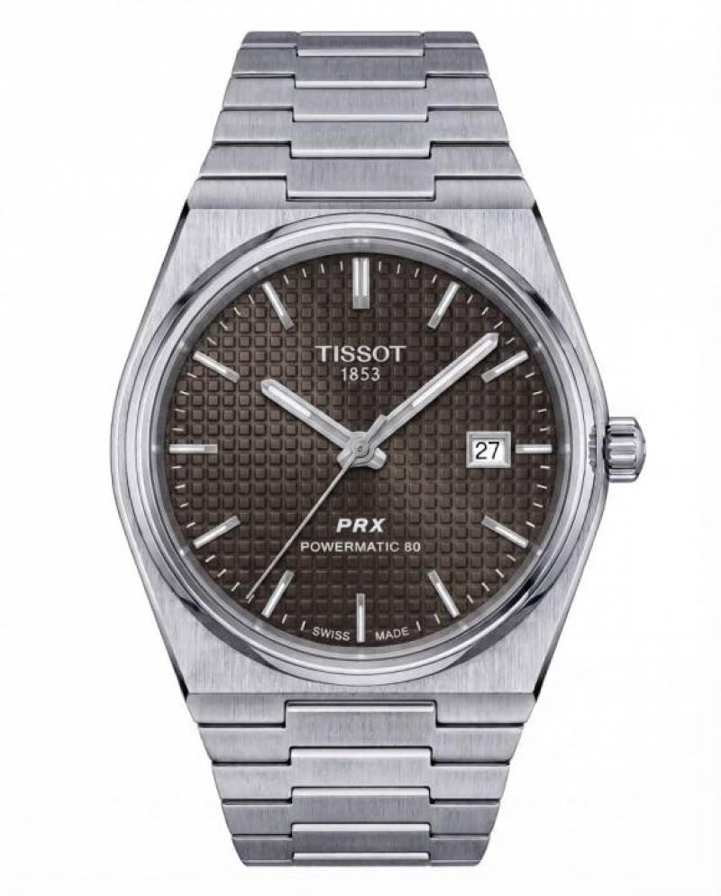Tissot 1853 PRX Silver Black Dial