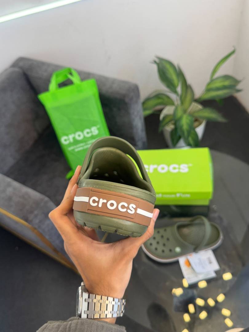 Crocs Crocband Gum Clog Khaki