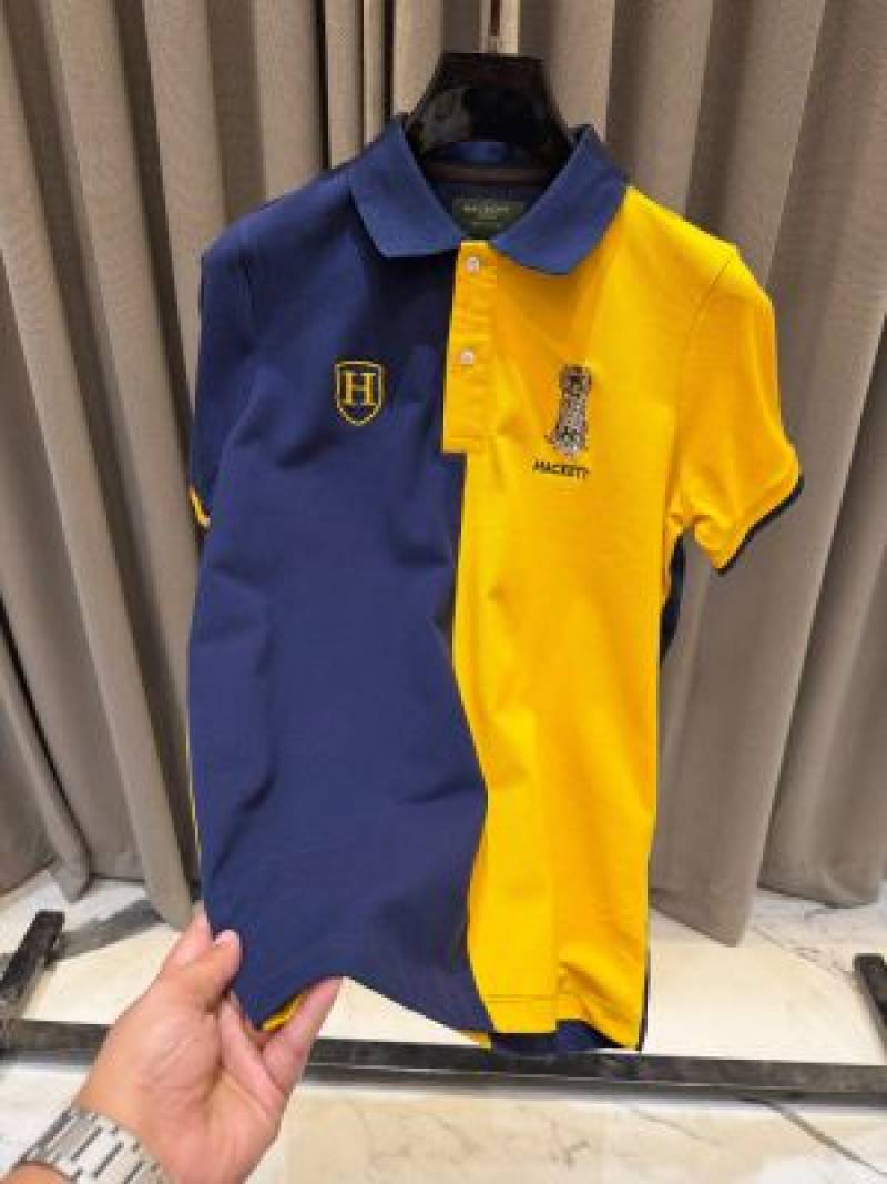 Hackett Dual Colour Chest Logo Polo T-shirt