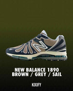 New balencee 1890 baklava ABZORB brown grey 191
