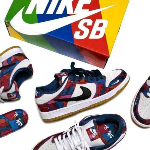Niikee sb dunk low x parra 111