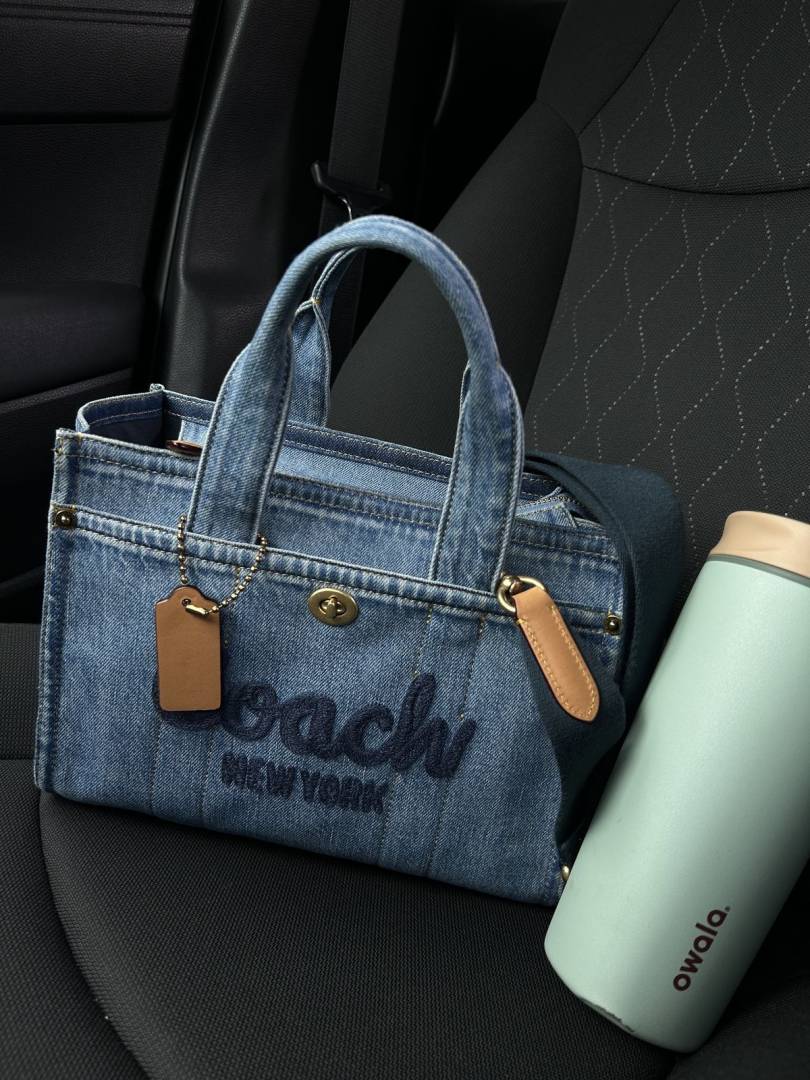 Coach_Denim_Cargo_Tote_Premium_Quality_With_DustCover