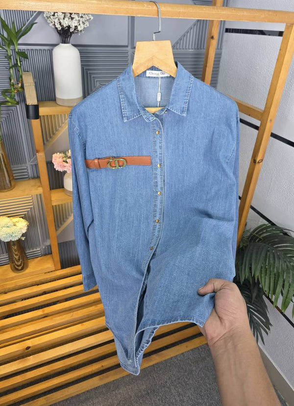 Dio Logo Shirt Sky S128-SK