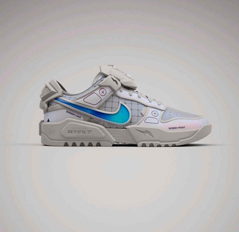 RTFKT X Nikkee Dunk Genesis Grey Blue 2048