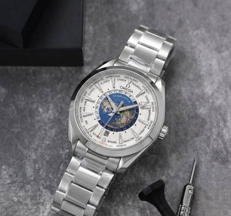 Omega Seamaster Aqua Terra World Map