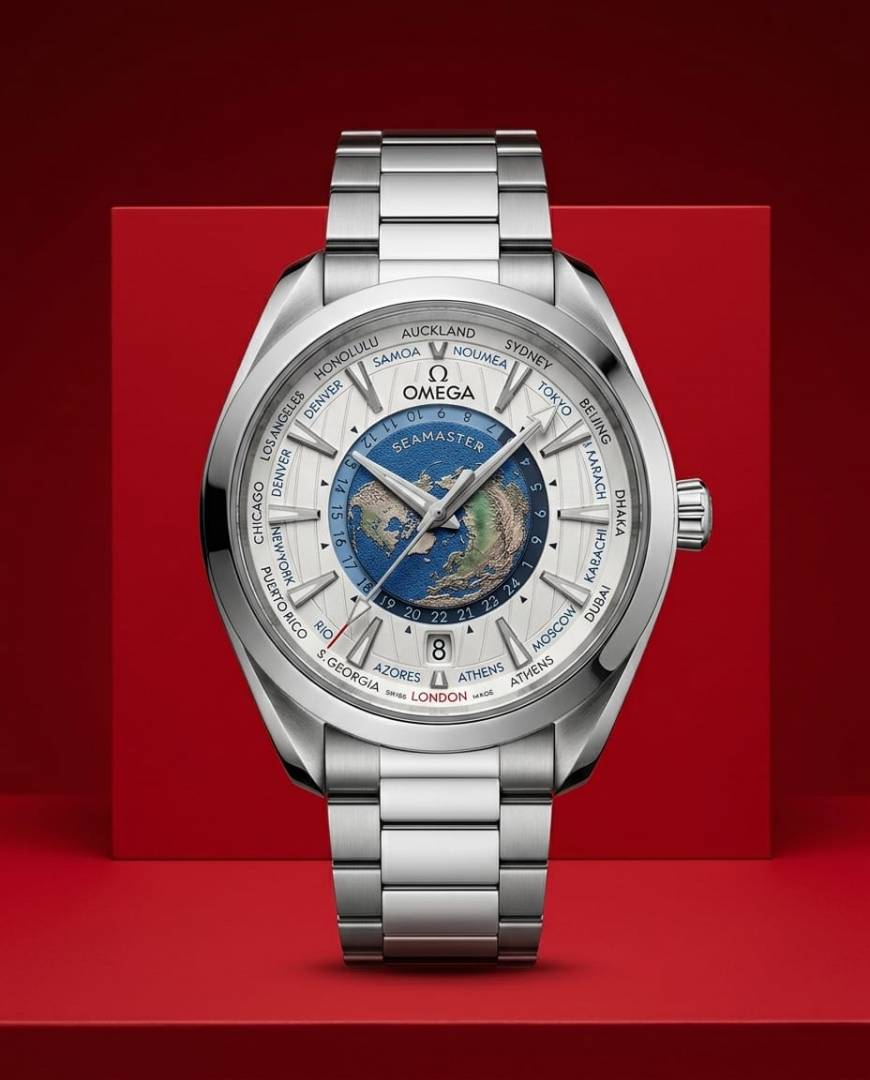 Omega Seamaster Aqua Terra World Map