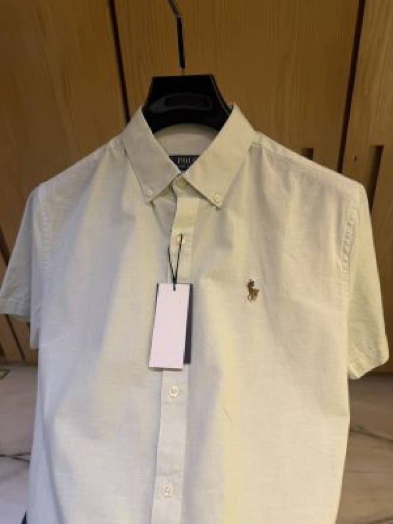 Ralph LAUREN POLO STOxRE ARTICLE IMPORTED leelan fabric SHIRT