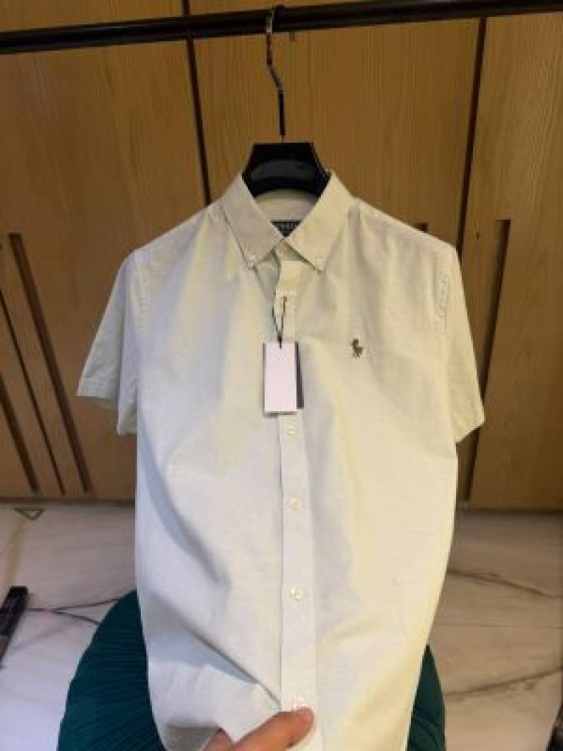 Ralph LAUREN POLO STOxRE ARTICLE IMPORTED leelan fabric SHIRT