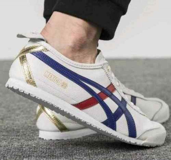 Onitsuka Tigar Mexico 66 White Blue Gold