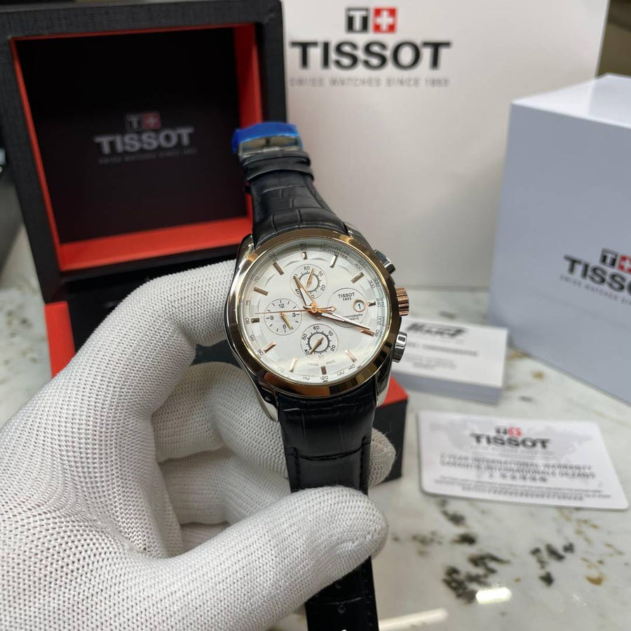 Tissot 1853 Couturier Black-Copper-White