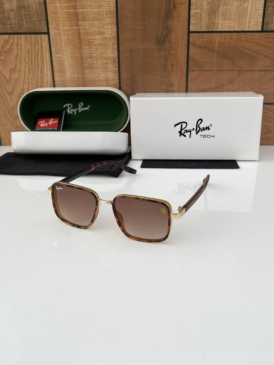 Ray-Ban 8840 gold brown tiger