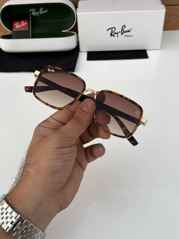 Ray-Ban 8840 gold brown tiger