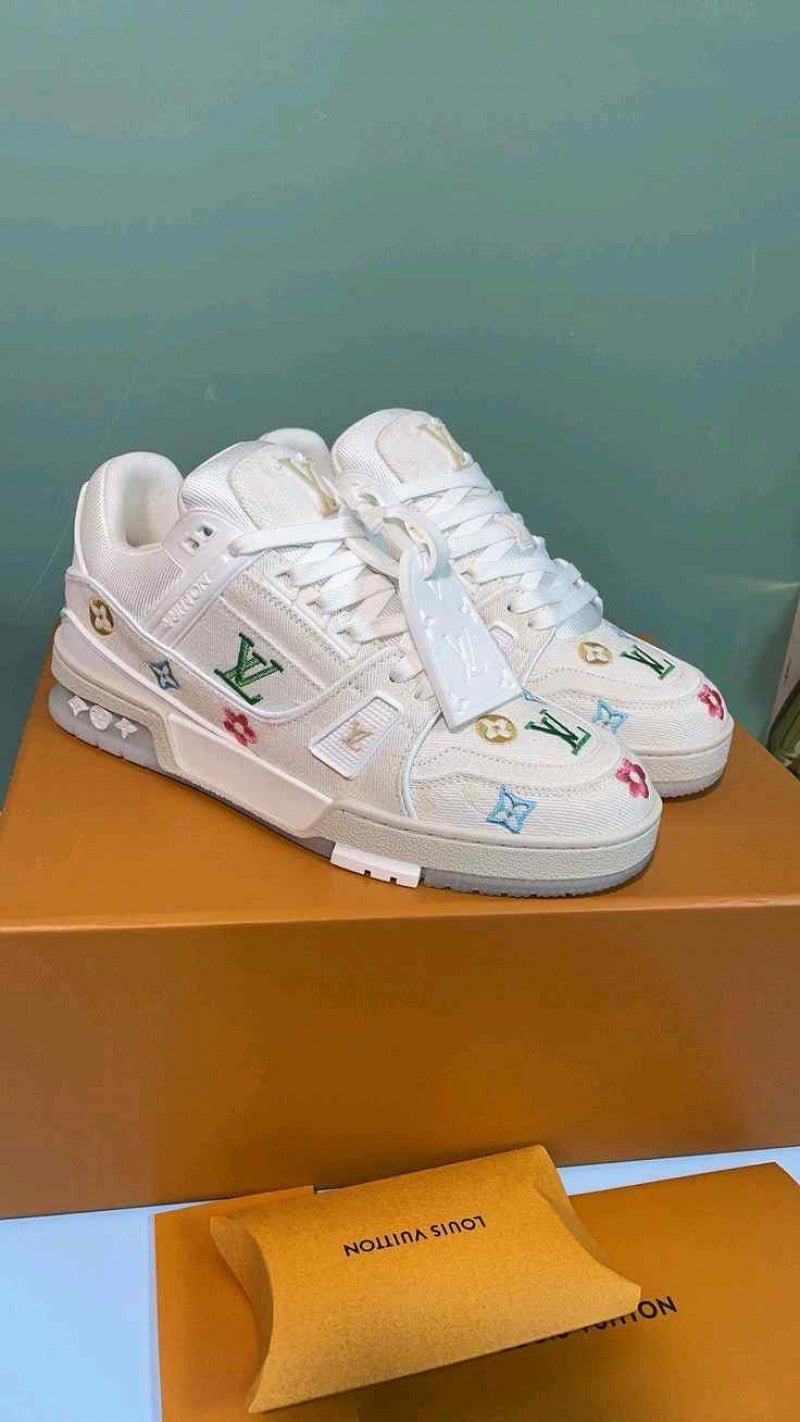 Louis Vuitton LV Trainer White Multi Monogram Edition