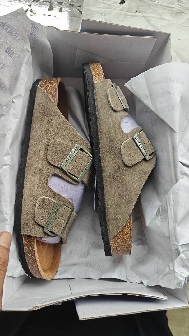 Birkenstock Arizona Dark Grey Suede