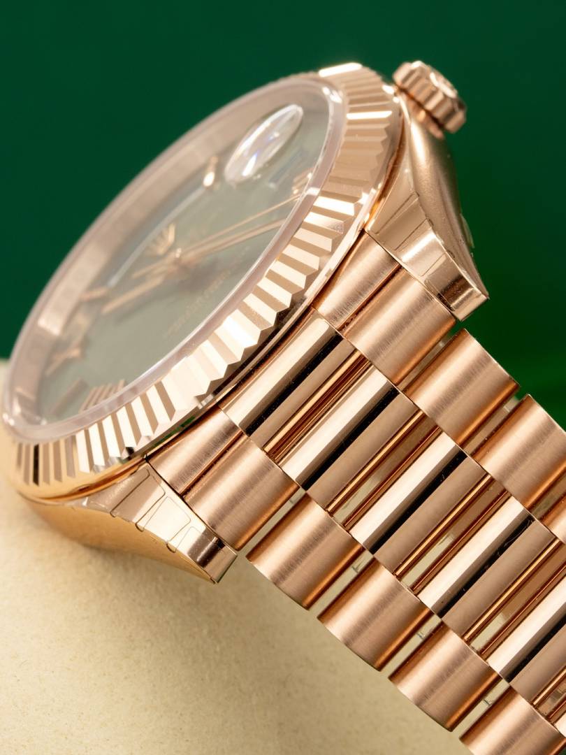 Rolex Oyster Perpetual Day Date 40 Battery Copper Green