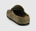Birkenstock Naples Wrapped Suede olive