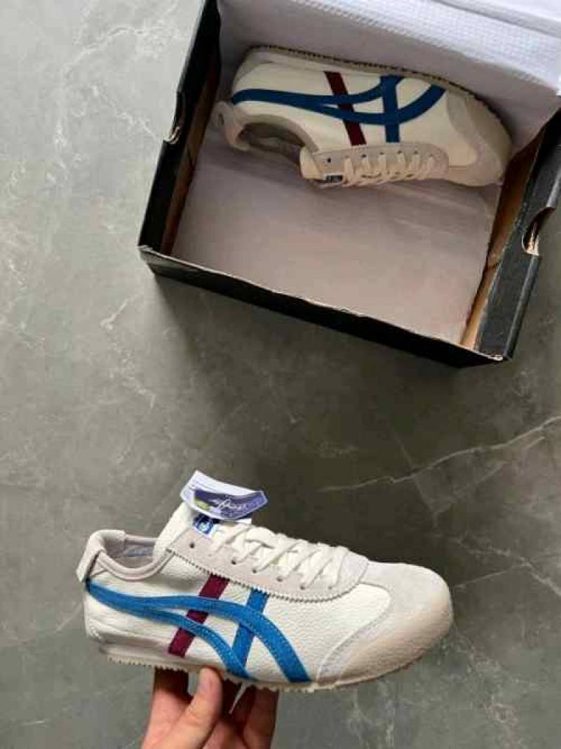 Onitsuka tigar Mexico 66 White Blue Maroon