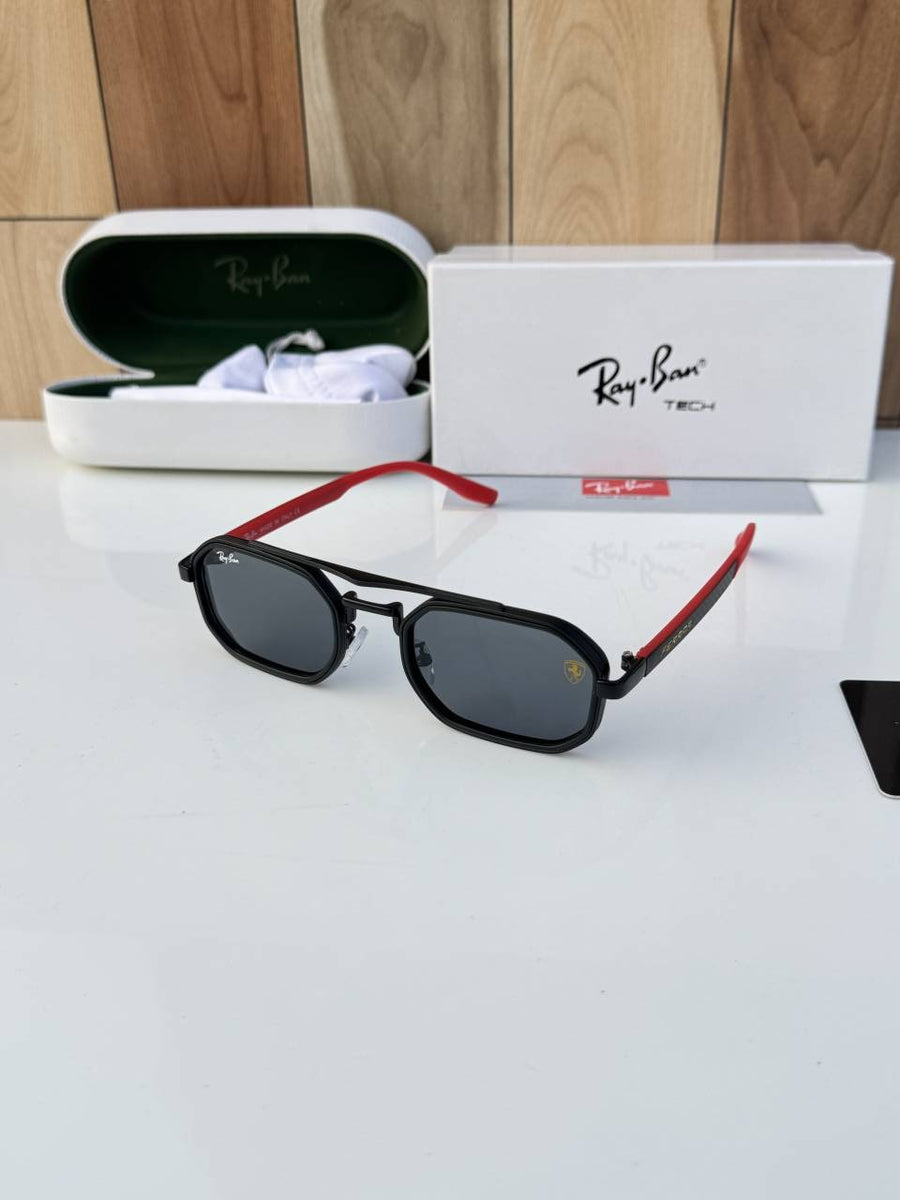 Ray-Ban 7328 black red