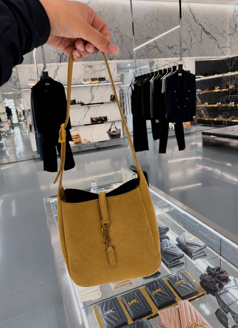 Ysl CB Hobo Suede Premium Shoulder Bag With Original Box & CarryBag