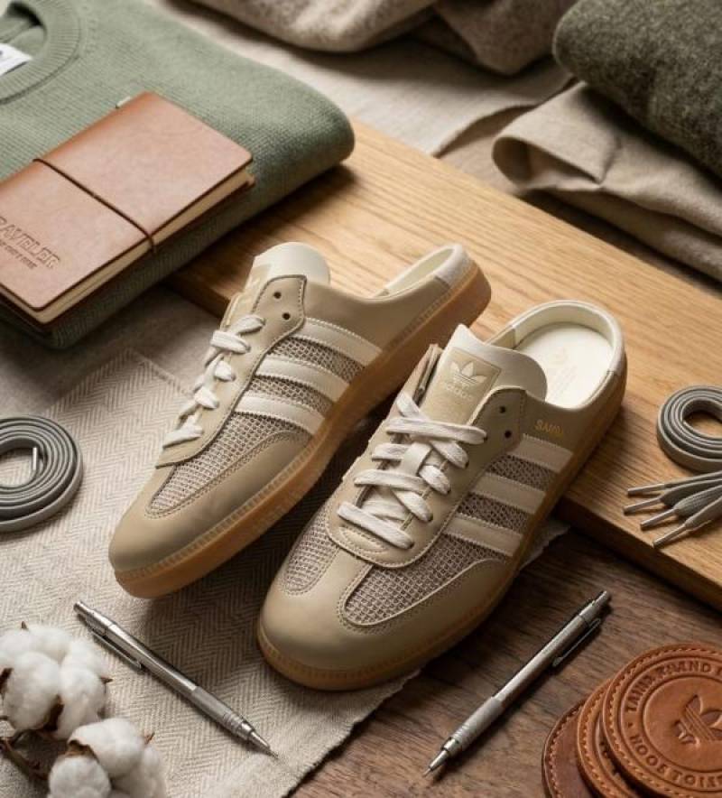 Adidas Samba Mule Beige 704