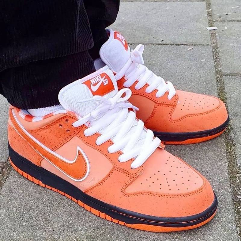 Sb Dunk low Concepts Orange Lobster With Extra lace & bands 650