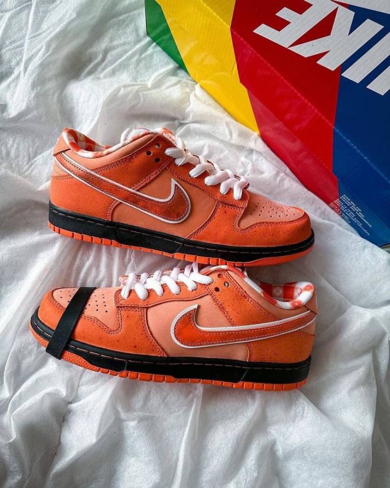 Sb Dunk low Concepts Orange Lobster With Extra lace & bands 650