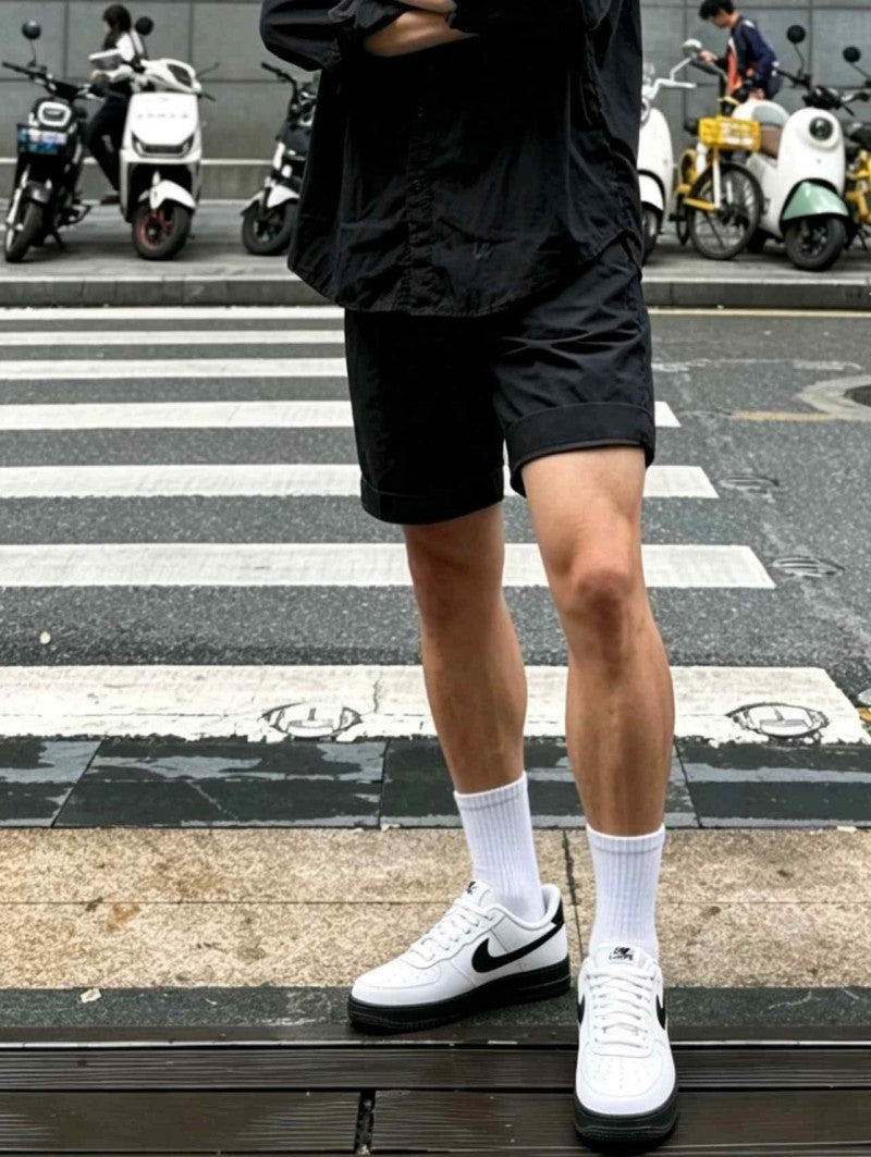 Nike AirForce 1 Low WHITE BLACK MIDSOLE 151