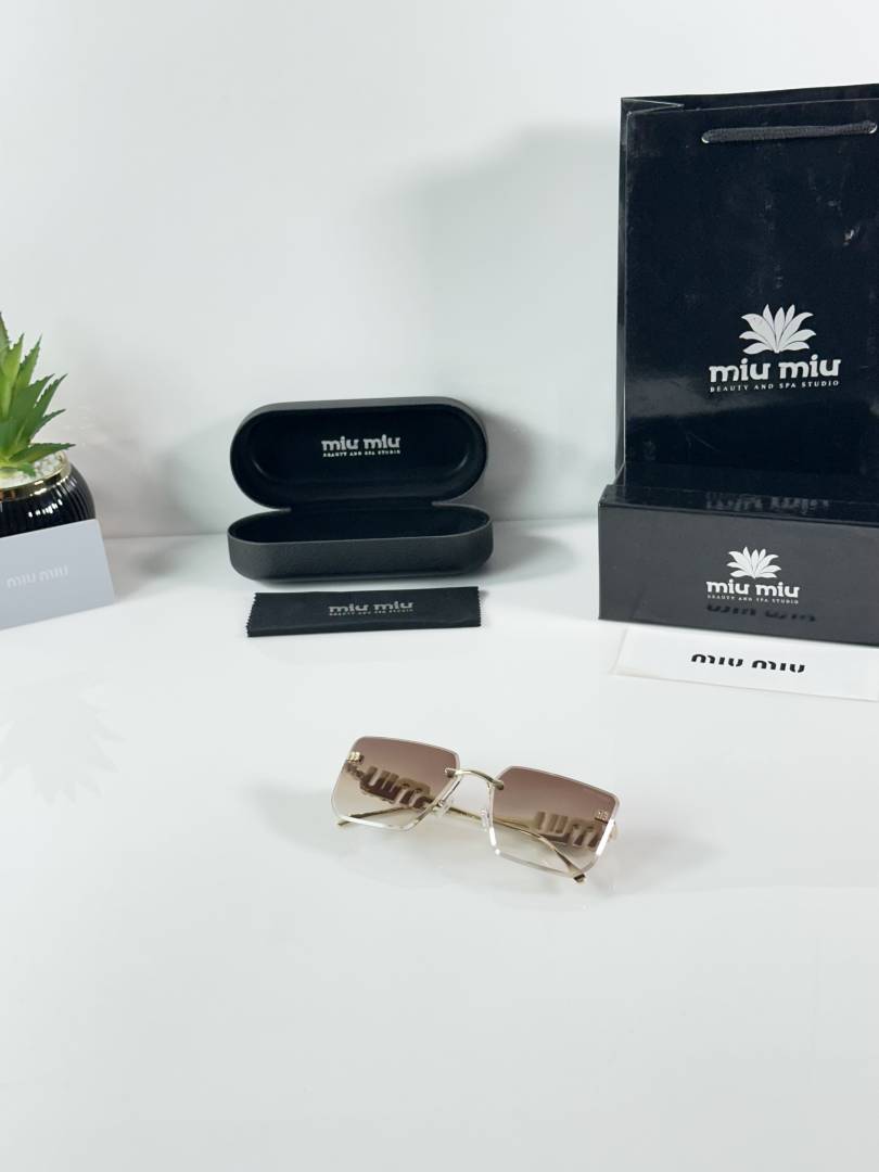 Miu Miu WMNS 1024 Gold Brown