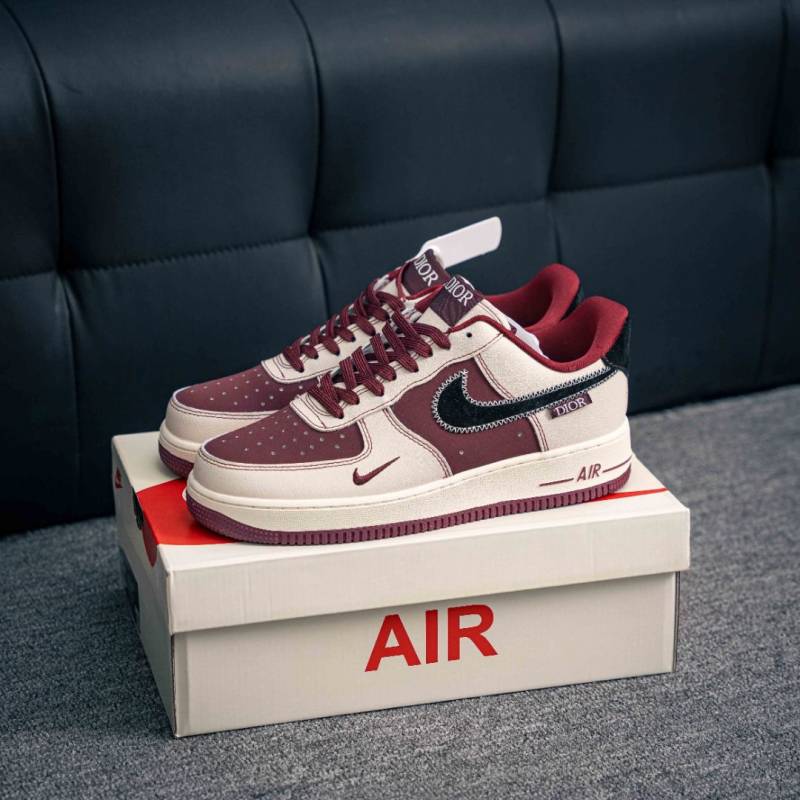 Nike AIRFORCE 1 LOW X DIYOR MAROON BEIGE