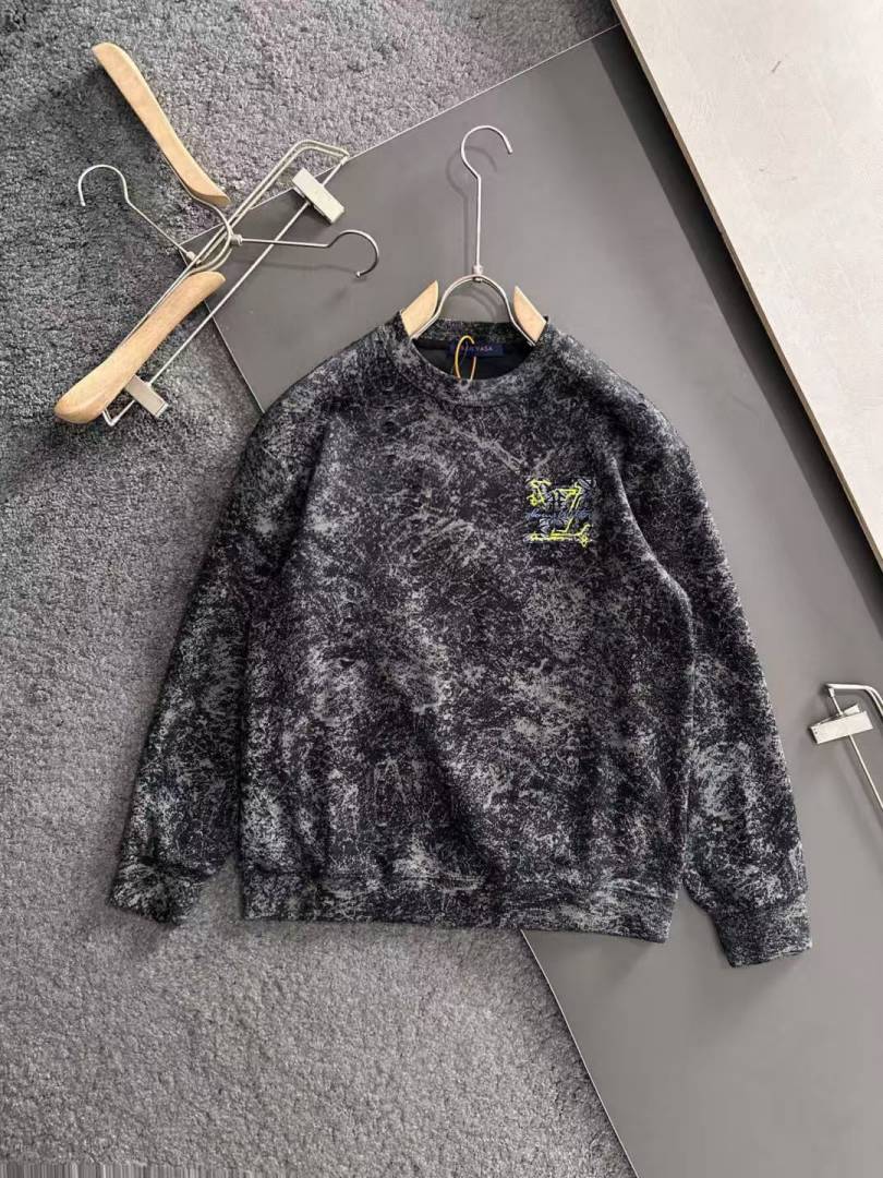 v-uitton imported sweatshirt store article black