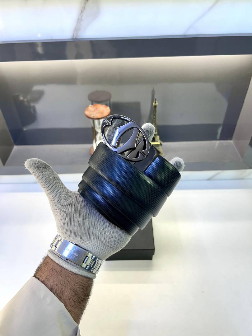 Cartier Black Glossy Belt Fa 420