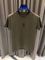 On Cloud Olive Green Premium Round Neck Tshirt