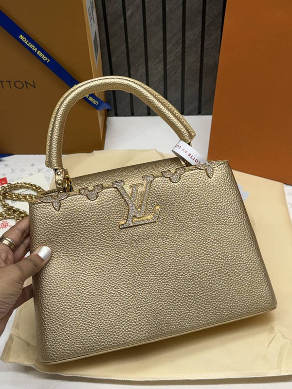 Louis Vuitton CB Gold Capucines Highend With OriginalBox & CarryBag