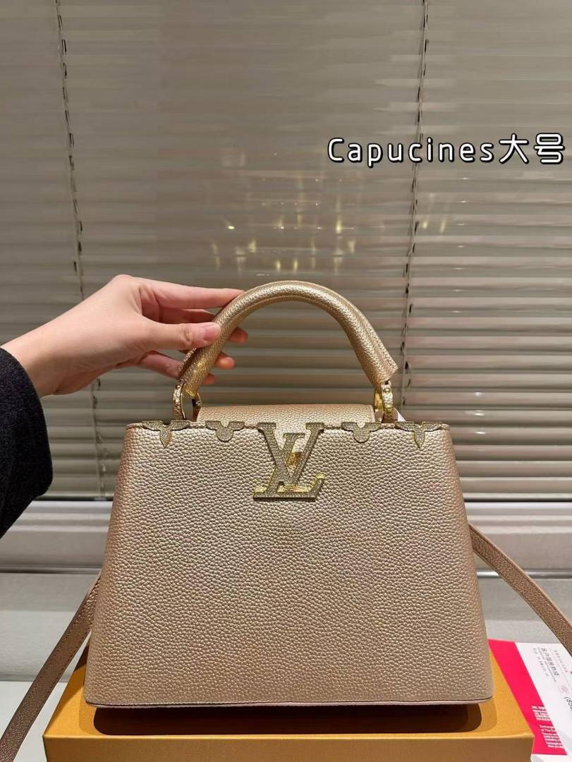 Louis Vuitton CB Gold Capucines Highend With OriginalBox & CarryBag
