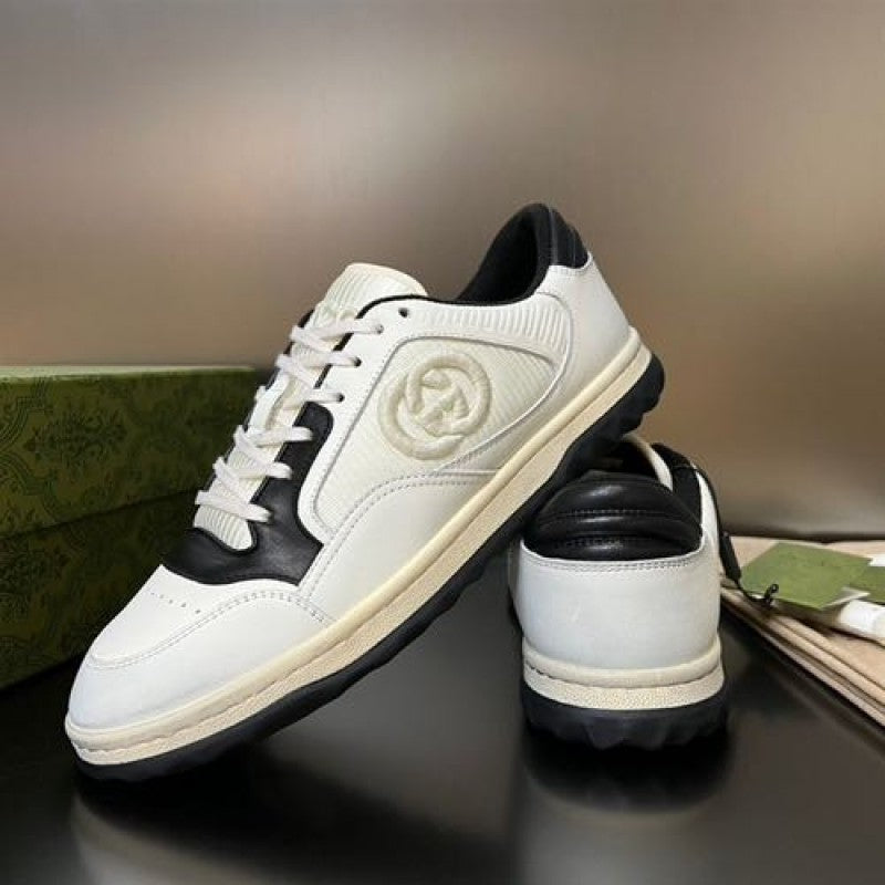 Gucci MAC 80 LEATHER SNEAKER WHITE Black sale
