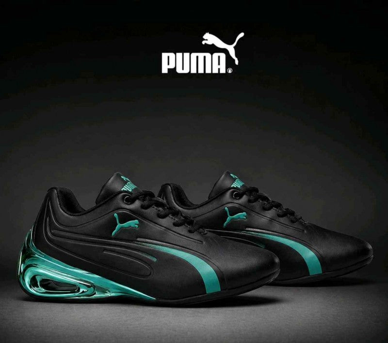 Puma Super GT Black Green 6067