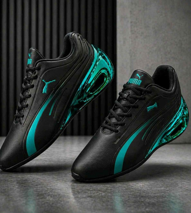 Puma Super GT Black Green 6067