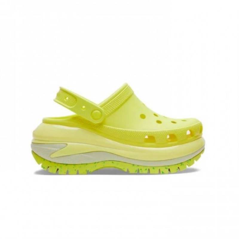 WMN Crocccs Mega Crush Clogs Yellow For Her