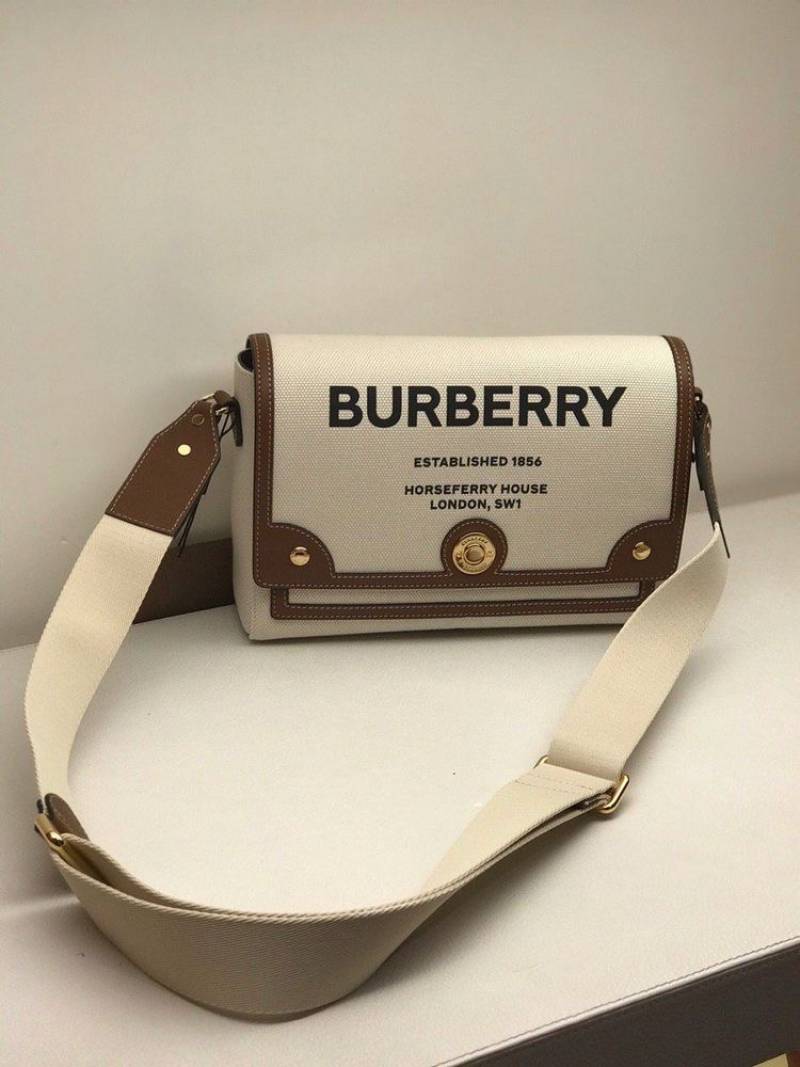Burberyy CB Horseferry Printed Canvas Crossbody Bag With OriginalBox Carry & DustCover