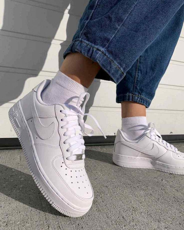 Airforce 1 White Pure Leather Ua Quality womens 1075